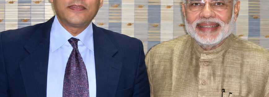 PM Narendra Modi with Reapan of Powai Labs