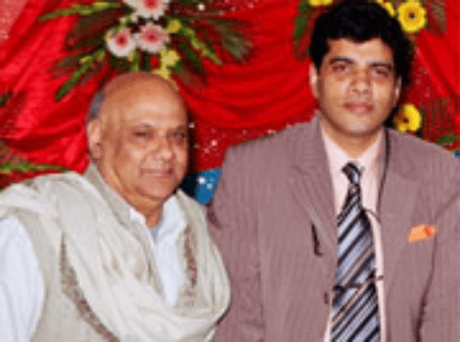 Shree Ashok Khajuria, President BJP, J&K with Reapan Tikoo