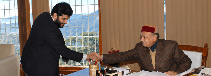 Prof Prem Kumar Dhumal, senior BJP leader and ex-CM Himachal